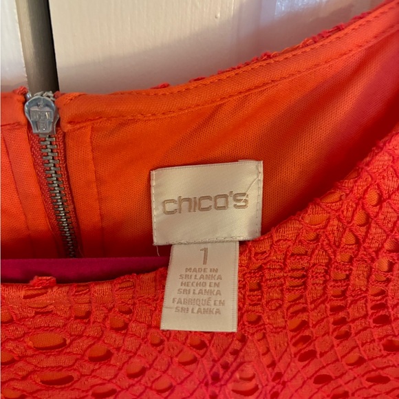 Gorgeous coral lace dress - Picture 7 of 11